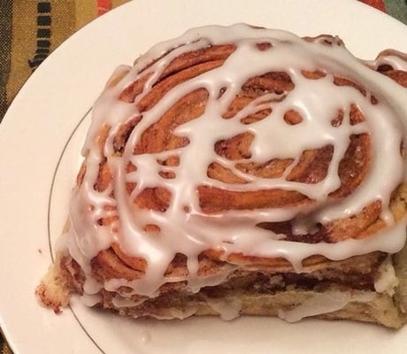 Vegan cinnamon roll. :)