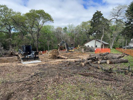 Lot clearing in Southlake TX!