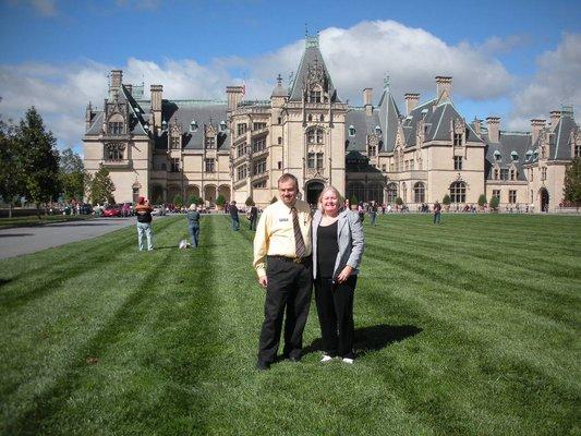 Andy & Chris Knowles at the Biltmore Estate in Asheville, NC