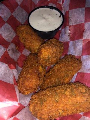 Buffalo Chicken Poppers