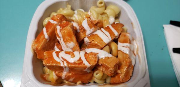 Buffalo "chicken" mac