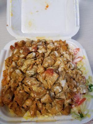 X-large NY Style chicken & rice with white sauce