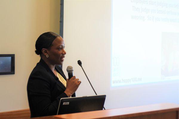 Managing Partner, Kadesh Simms Conroy, leading a workshop on employee engagement for the Massachusetts Nurses Association. (2016)