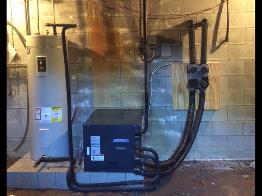 Geothermal unit and water heater