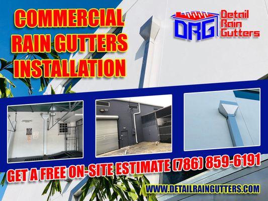 Detail Rain Gutters Miami - Rain Gutters Installers