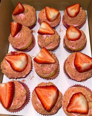 Strawberry Shortcake Cupcakes