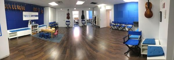 The entrance to Tone's brand new space! Music, theory, diction, choir, poetry, yoga, chess, arts & crafts, and more!