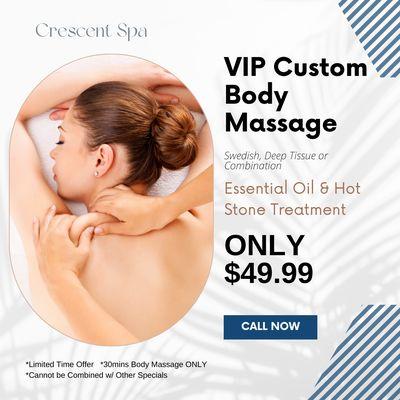 Crescent Spa
 MM41301
 Call us at 941-217-9048