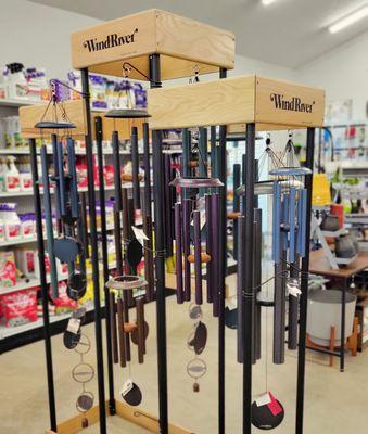 Wind River wind chimes - high quality, made in USA, tuned to a scale for beautiful harmonious tones in the breeze