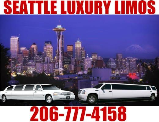 Seattle Luxury Limos is the premier limousine rental company in Western Washington. Call us at 206-777-4158 for a free quote!