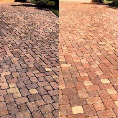 Before & After pavers