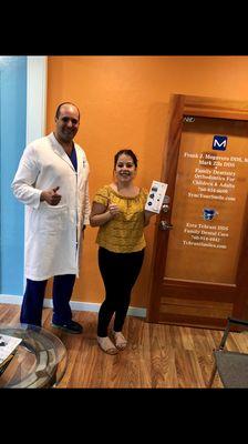 Congratulations to Maritza Cortez on winning our July Raffle Giveaway for a Sonicare Toothbrush!!