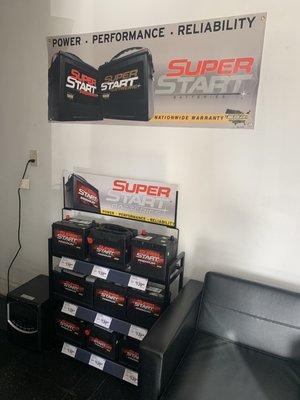 Buy one of our super start batteries with 2 year warranty and 2 years of free roadside assistance