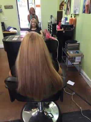 Irene is very very knowledgeable, and kind. Highly recommended knotty hair salon.