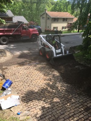 Driveway before paving