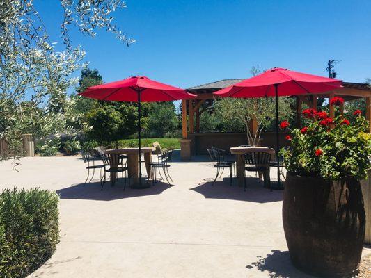 Enjoy our patio while wine tasting, enjoy a game of cornhole or bring your picnic to enjoy!