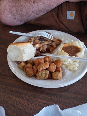 Chopped steak