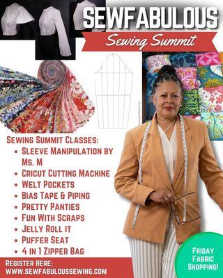 Upcoming event! Our first Sewing Summit!