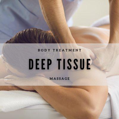 Deep tissue massage to get into the origins of each muscle to help release tension