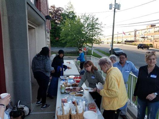 Another great Thursday night community dinner and discussion.