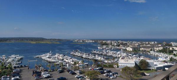 View of Marina from Channel Club Tower in Monmouth Beach