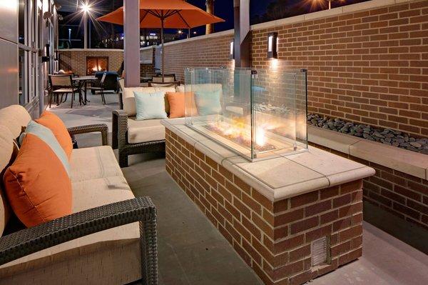 HBAR Patio - Outdoor Seating with a Fireplace and Fire Pit