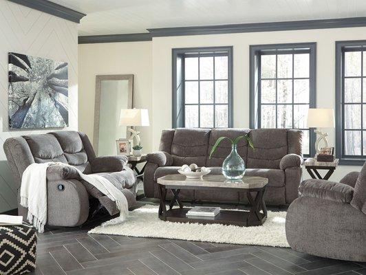 Ashley reclining sofa & Love seat room group...