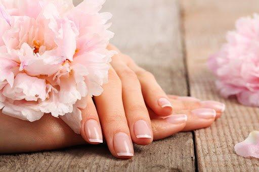 Natural Looking French Manicure