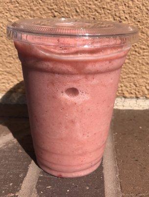 16 ounce Smoothie $7.40..Strawberry, Banana and Coconut Water