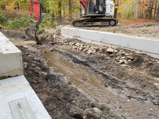 Stream restoration in Charleston, Maine