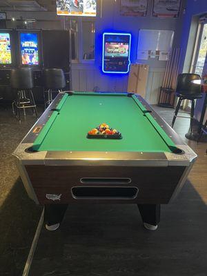 New pool tables