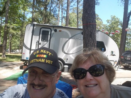 This is a great camper! We bought the Rpod 195 at Livingston. They are the best in sales & service. Memorial Day Lake Ouachita State Park..