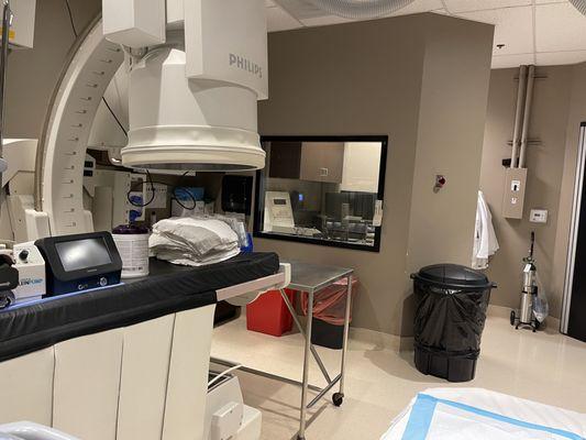 One of the procedure rooms