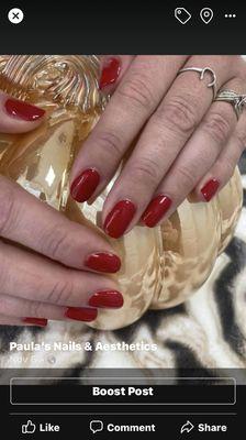 Shellac gel manicure shellac