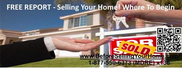 If your thinking of selling your home, be sure and grab our FREE report. www.BeforeSellingYourHome.com