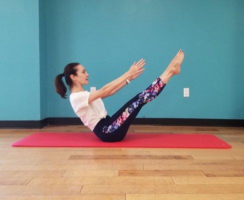 Mat Pilates exercise