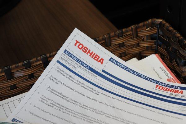 Orange County's Best Choice for Toshiba Printer Leasing