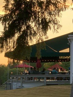 A sultry Summers evening on the deck