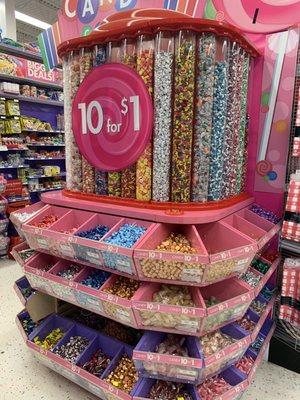 Mix and match candy section