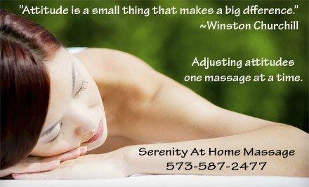 Adjusting attitudes, one massage at a time.