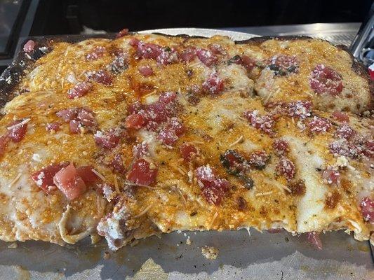 Sicilian pizza