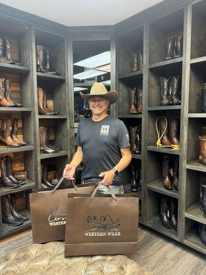 Cowboy hat  for a Father's Day gift; free cleaning and shaping with purchase. Family owned shop w/quality products and service!