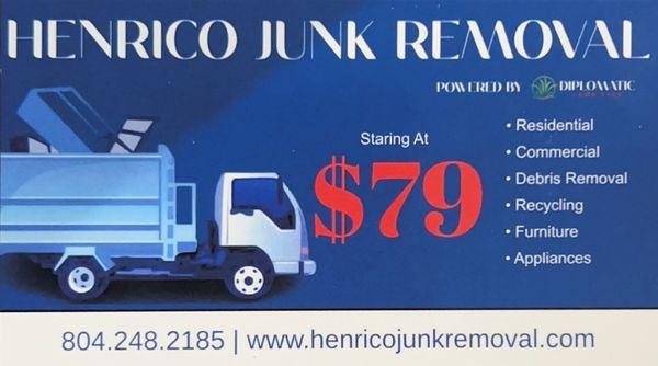 Henrico Junk Removal Current Promo