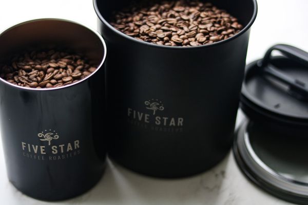 Airscape storage cannisters keep coffee fresher longer