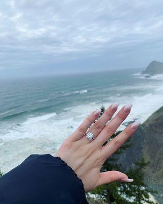 Another "Perri" engagement by the sea!