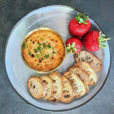 Spicy Honey Chèvre dip