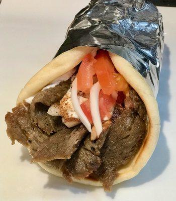 Gyros! Every other Friday offered as take-away Greek food