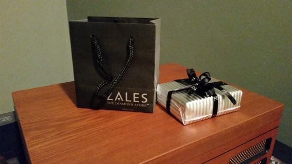 Not only was it impeccable service!! but they even gift wrapped a wonderful memory-to-be..thank you so much La'wrencia!