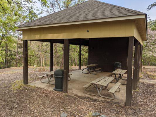 Picnic shelter at Pitcairn Park, Tega Cay