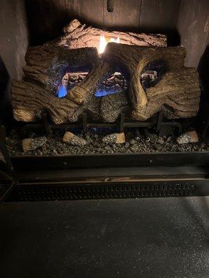 Working Fireplace